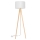 Floor lamp ALBA 1xE27/60W/230V white/pine