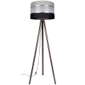 Floor lamp CORAL 1xE27/60W/230V brown/black/grey/chrome
