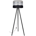 Floor lamp CORAL 1xE27/60W/230V wenge/black/grey/chrome