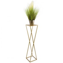Flower stand 100x24 gold