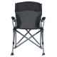 Foldable camping chair black