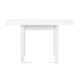 Foldable dining table SALUTO 76x110 cm beech/white