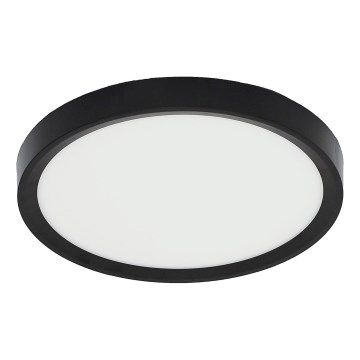 Fulgur s-42585 - LED Ceiling light with motion sensor NOMY-S LED/18W/230V 3000/4000/6000K IP40 d. 23 cm black