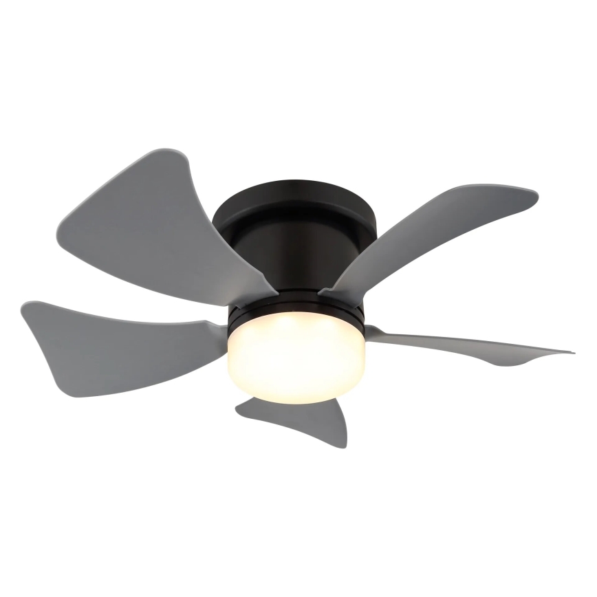 Globo - LED Dimmable ceiling fan LED/10W/230V 3000-6500K grey + remote control