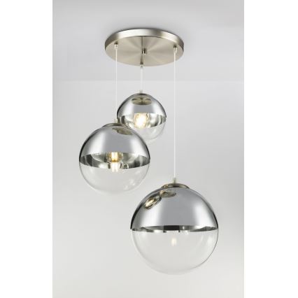 Globo - Chandelier on a string 3xE27/40W/230V d. 51 cm