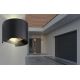 Globo - LED Outdoor wall light 2xLED/3W/230V IP44 black