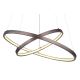 Globo - LED Dimmable chandelier on a string 2xLED/21W/230V brown