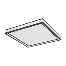 Globo - LED Ceiling light LED/12W/230V 30x30 cm black/white