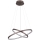 Globo - LED Dimmable chandelier on a string 2xLED/21W/230V brown