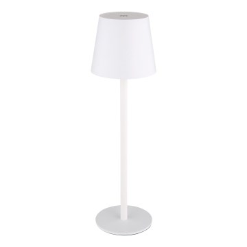 Globo - LED Dimmable touch outdoor lamp LED/3W/3,7V IP44 1800 mAh USB white