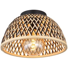 Globo - Surface-mounted chandelier 1xE27/15W/230V bamboo