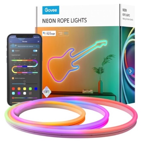 Govee RGBIC LED Neon Rope Lights for Desks - Govee