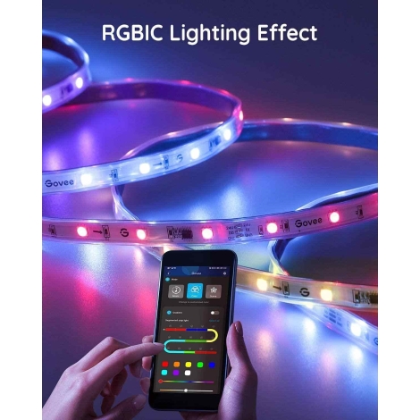 Govee RGBIC Basic Wi-Fi + Bluetooth LED Strip Lights (10 Meter)