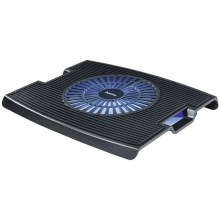 Hama - Cooling pad for laptop 1x fan USB black