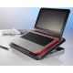 Hama - Cooling pad for laptop 2x fan USB chrome