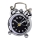 Hama - Mini alarm clock 1xLR44/LR1130 chrome/black