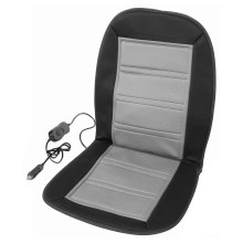 Heated seat cover with a thermostat 12V black/grey