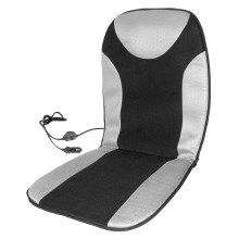 Heated seat cover with a thermostat 12V grey/black