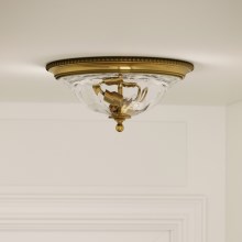 Hinkley - Ceiling light CAMBRIDGE 2xE27/60W/230V gold