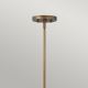 Hinkley - Chandelier on a pole FU LIGHTON 1xE27/100W/230V bronze/black