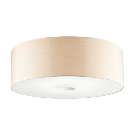 Ideal Lux - Ceiling light WOODY 4xE27/60W/230V d. 50 cm beige