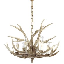 Ideal Lux - Chandelier on a chain CHALET 6xE14/40W/230V antlers