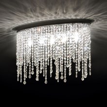 Ideal Lux - Crystal ceiling light 5xE14/40W/230V
