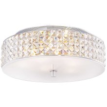 Ideal Lux - Crystal ceiling light 6xG9/40W/230V
