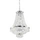 Ideal Lux – Crystal Chandelier on a chain CAESAR 9×G9/40W/230V
