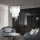 Ideal Lux - Crystal chandelier on a string CARLTON 12xE14/40W/230V chrome