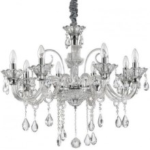 Ideal Lux – Crystal Chandelier on a string COLOSSAL 8×E14/40W/230V