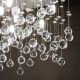 Ideal Lux - LED Crystal ceiling light MOONLIGHT 8xG9/3W/230V d. 40 cm chrome
