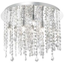 Ideal Lux - LED Crystal ceiling light ROYAL 8xG9/3W/230V d. 40 cm