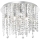 Ideal Lux - LED Crystal ceiling light ROYAL 8xG9/3W/230V d. 40 cm