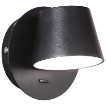 Ideal Lux - LED Wall light GIM LED/6W/230V black