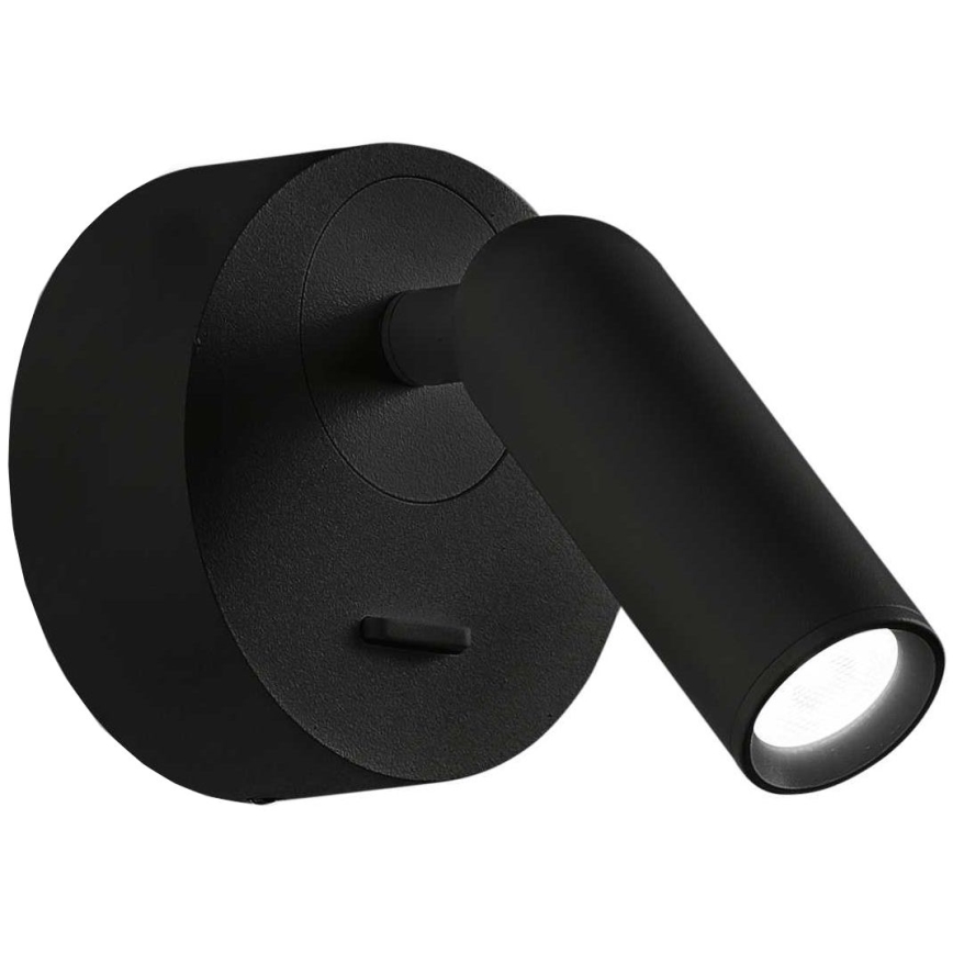 Ideal Lux - LED Wall spotlight BEAN LED/3W/230V CRI 90 black