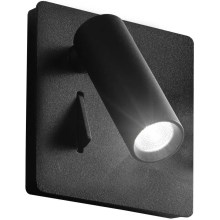 Ideal Lux - LED Wall spotlight LITE LED/3W/230V black