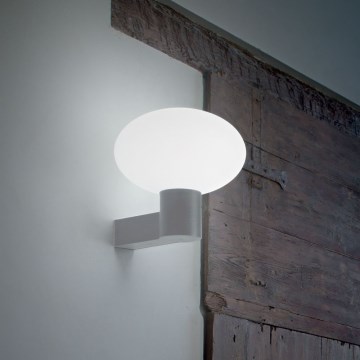 Ideal Lux - Outdoor wall lamp CLIO 1xE27/42W/230V IP44 grey