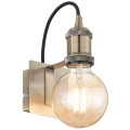 Ideal Lux - Wall lamp FRIDA 1xE27/60W/230V brass