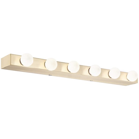 Ideal Lux - Wall light PRIVE 6xE14/40W/230V brass