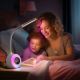 LED RGBW Dimmable table lamp with alarm clock FALCON LED/10W/12V