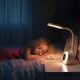 LED RGBW Dimmable table lamp with alarm clock FALCON LED/10W/12V