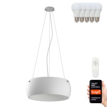 Immax NEO 07050L - LED Dimmable chandelier on a string OPTICO 5xE27/8,5W/230V 50 cm Tuya
