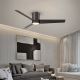 Immax NEO 07135-B - LED Dimmable ceiling fan FRESH LED/18W/230V Wi-Fi Tuya black + remote control
