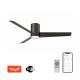 Immax NEO 07135-B - LED Dimmable ceiling fan FRESH LED/18W/230V Wi-Fi Tuya black + remote control