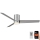 Immax NEO 07135-S - LED Dimmable ceiling fan FRESH LED/18W/230V Wi-Fi Tuya matte chrome + remote control