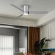 Immax NEO 07135-S - LED Dimmable ceiling fan FRESH LED/18W/230V Wi-Fi Tuya chrome + remote control