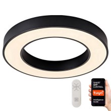Immax NEO 07209L - LED Dimmable ceiling light PASTEL LED/53W/230V 60 cm black Tuya + remote control