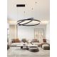 Immax NEO 07216L - LED Dimmable chandelier on a string FINO LED/93W/230V 60/80cm black Tuya + remote control