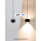 Immax NEO 07219L - LED Dimmable chandelier on a string DORMINE LED/6W/230V matte black Tuya + remote control